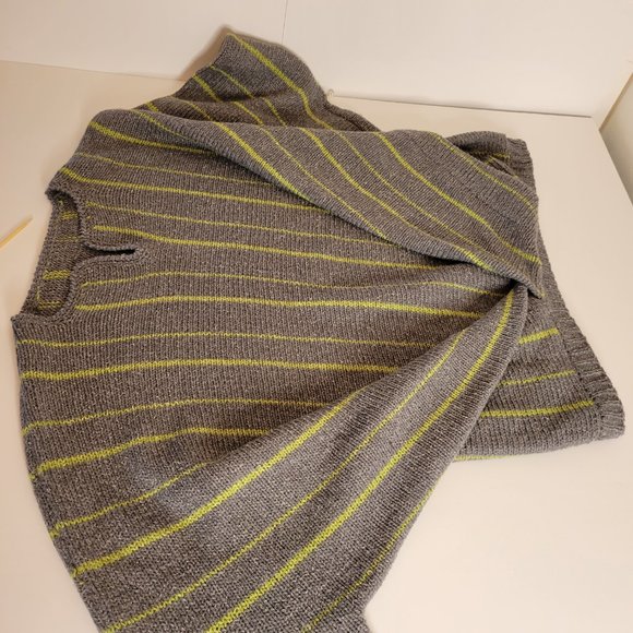 Handmade Knitted Multi-Color Pullover Shrug/Poncho, Size M, NWOT - Picture 4 of 11